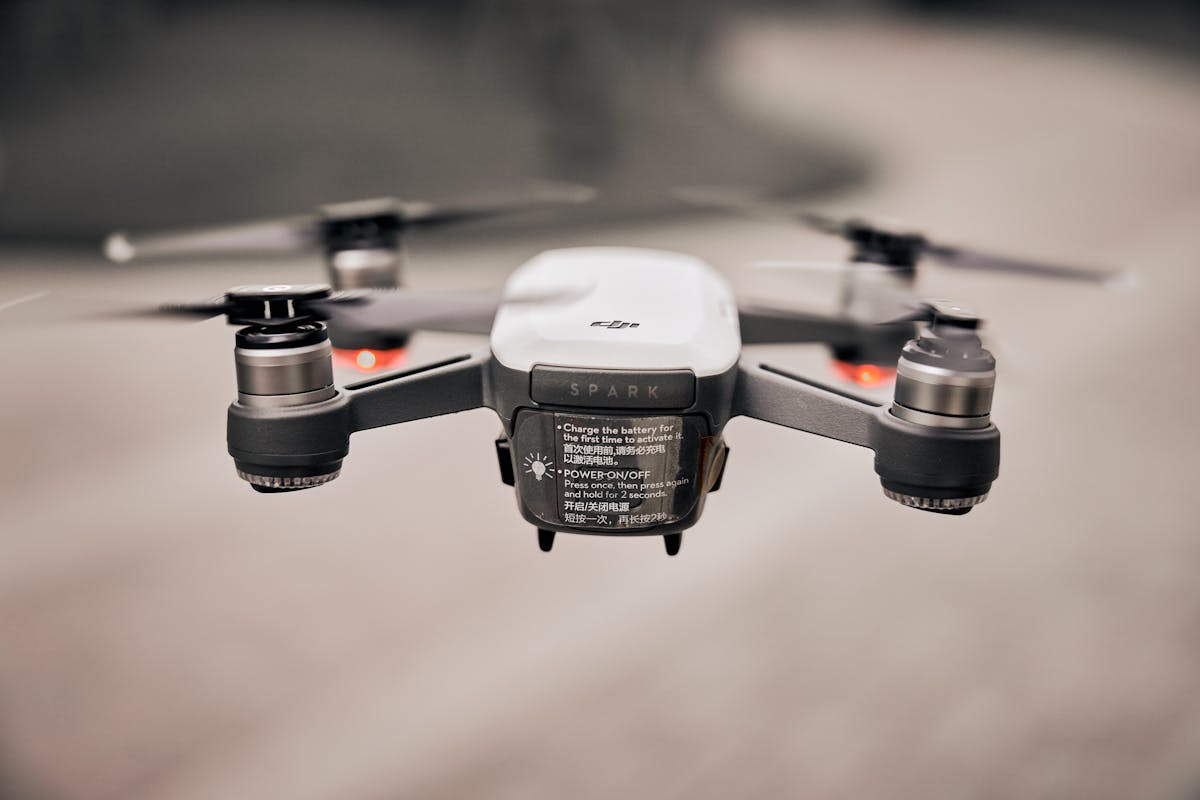 Fixed-wing surveillance UAV in flight